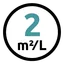 Rendement tot 2 m2 / liter