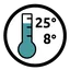 Verwerkingstemperatuur  8 - 25°C