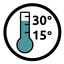 Verwerkingstemperatuur  15 - 30°C