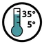 Verwerkingstemperatuur  5 - 35°C