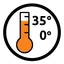 Verwerkingstemperatuur  0 - 35°C