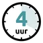 Droogtijd 4 uur