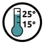 Verwerkingstemperatuur  15 - 25°C