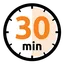 Droogtijd 30 minuten