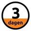 Uitgehard na 3 dagen
