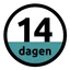 Uitgehard na 14 dagen