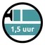 Overschilderbaar na 1 uur 30 min