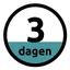 Uitgehard na 3 dagen