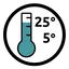 Verwerkingstemperatuur  5 - 25°C