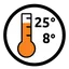 Verwerkingstemperatuur  8 - 25°C