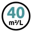Rendement tot 40 m2 / liter