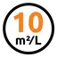 Rendement tot 10 m2 / liter