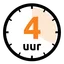 Stofdroog na 4 uur