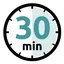 Stofdroog na 30 min