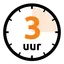 Droogtijd 3 uur