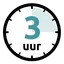 Droogtijd 3 uur