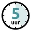 Stofdroog na 5 uur