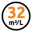 Rendement tot 32 m2 / liter
