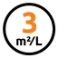 Rendement tot 3 m2 / liter