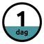 Uitgehard na 1 dag