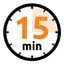 Stofdroog na 15 min