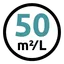 Rendement tot 50 m2 / liter