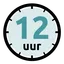 Stofdroog na 12 uur