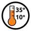 Verwerkingstemperatuur  10 - 35°C