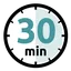 Droogtijd 30 minuten