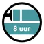 Overschilderbaar na 8 uur