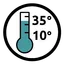 Verwerkingstemperatuur  10 - 35°C