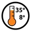 Verwerkingstemperatuur  8 - 35°C