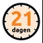 Stofdroog na 21 dagen