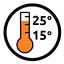 Verwerkingstemperatuur  15 - 25°C